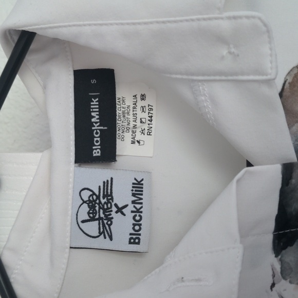 Blackmilk The Great Soul Business Time Shirt Top Lora Zombie Art Size S Small - Picture 3 of 4